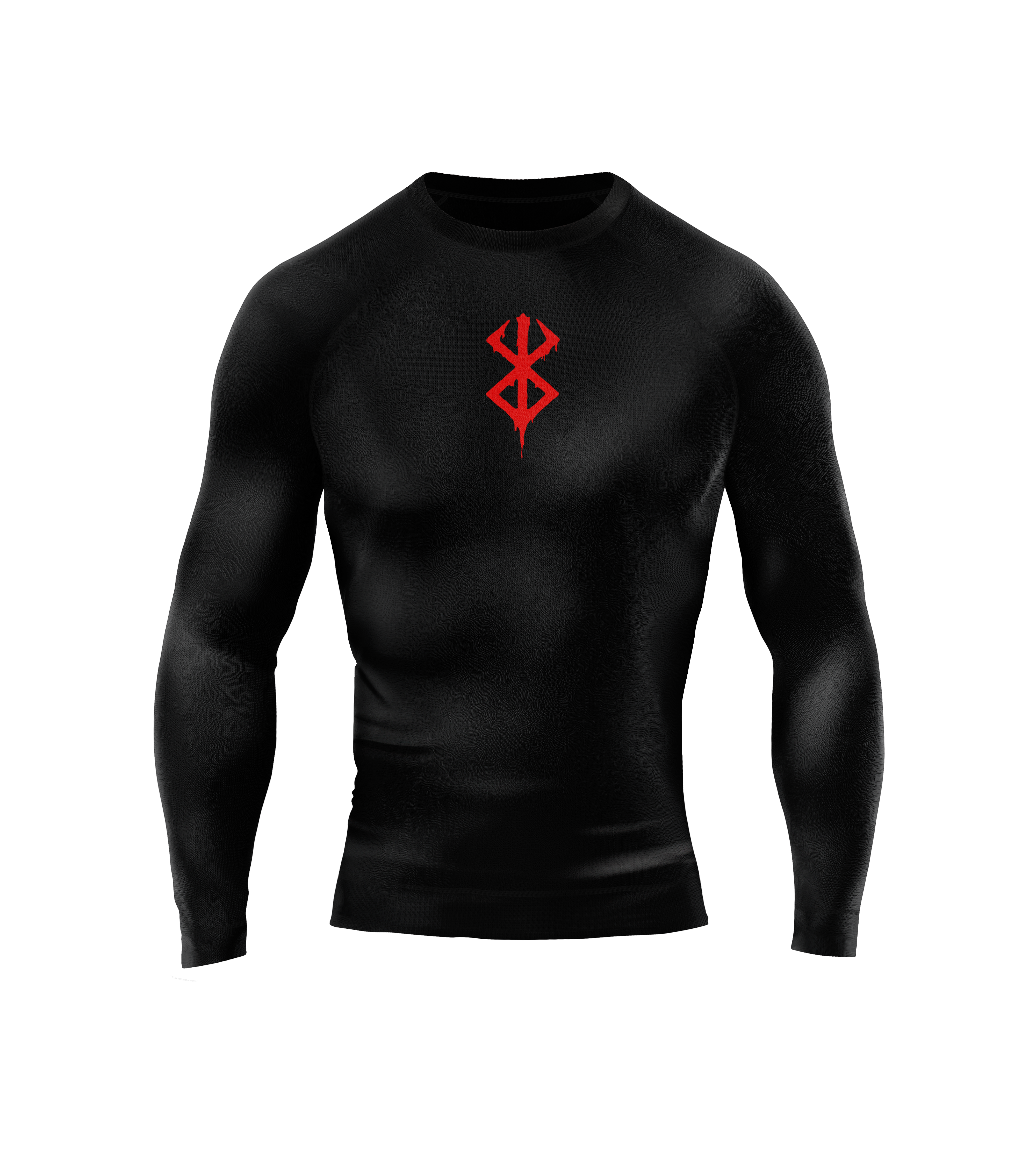 Berserk Red Pro+ Long Sleeve Compression T-Shirt