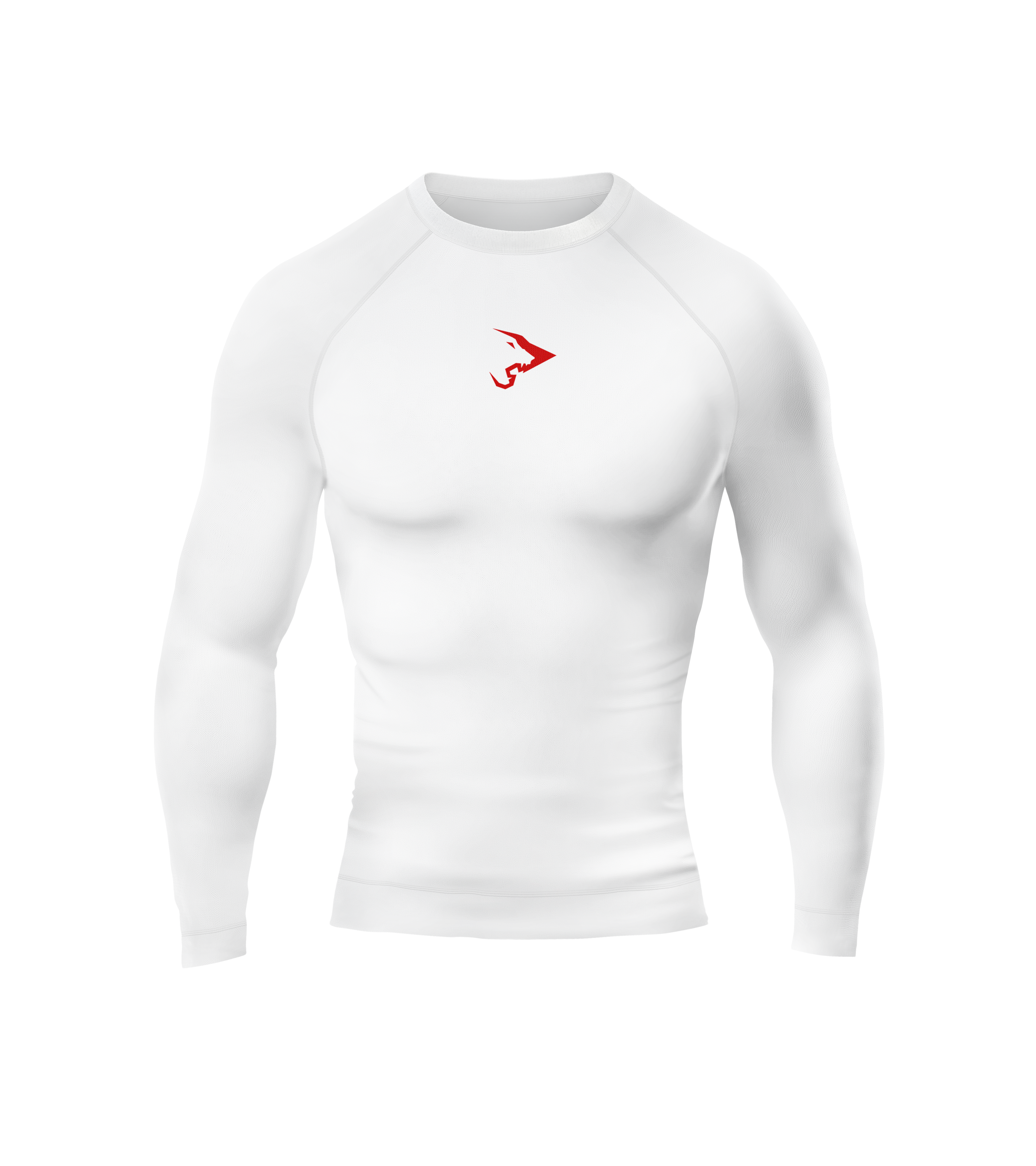 Pro+ Red Long Sleeve Compression Shirt