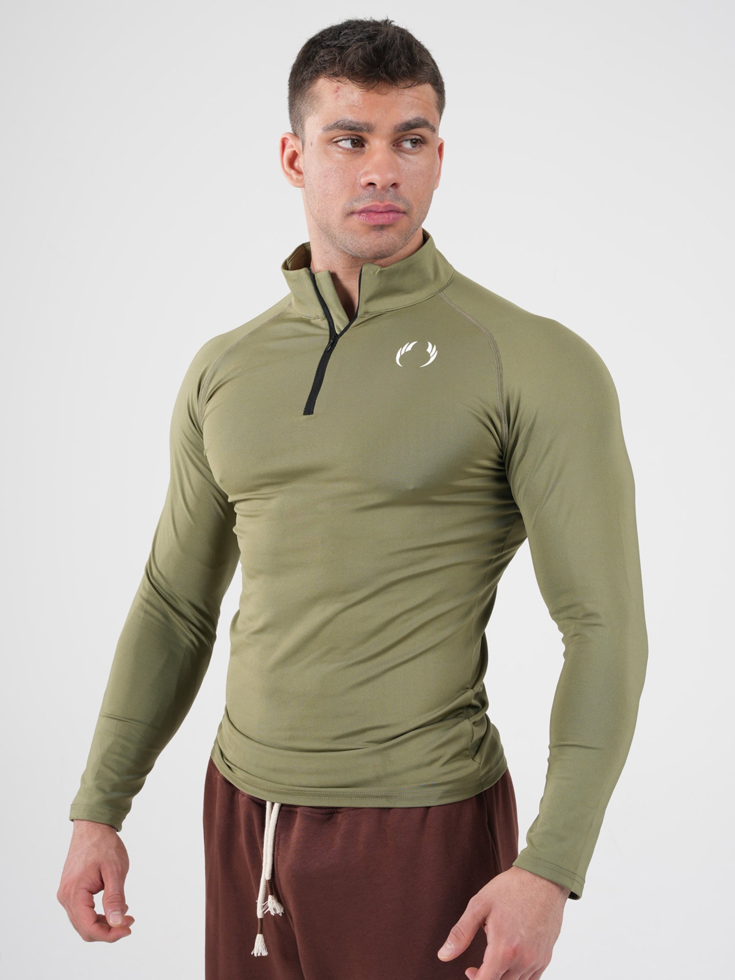 Performance Long Sleeve Zip Compression