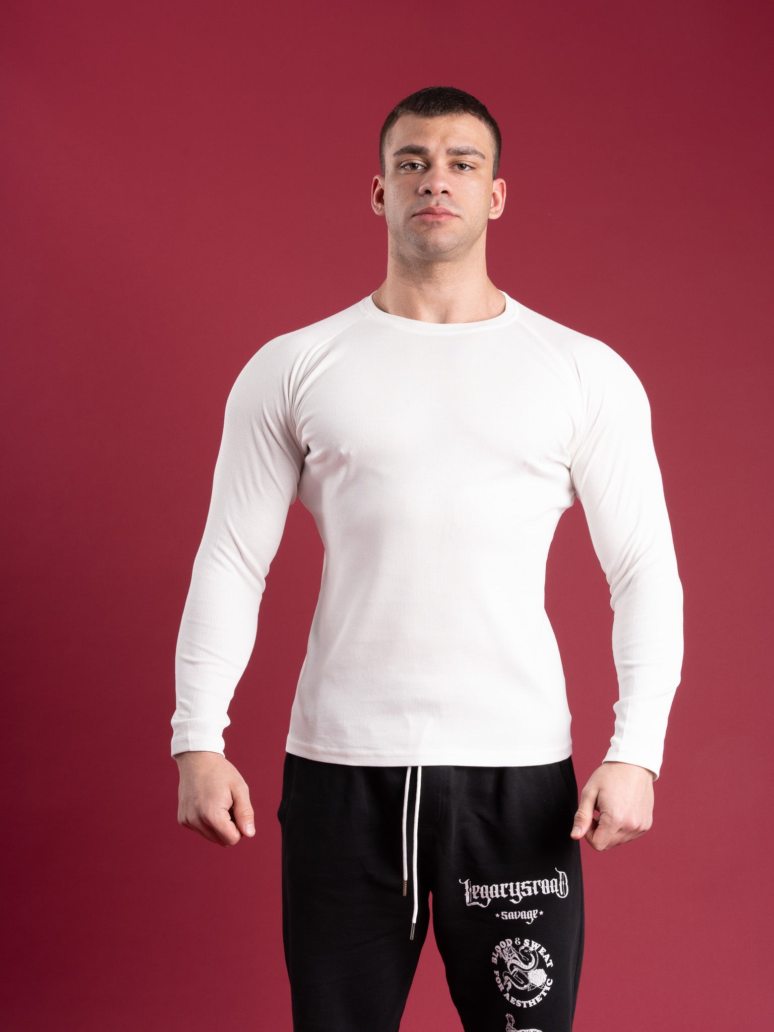 Ribbed Long Slevee